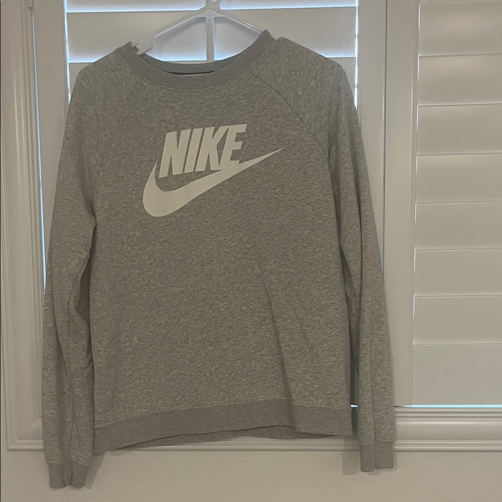 Nike Heather Gray Crewneck Sweatshirt